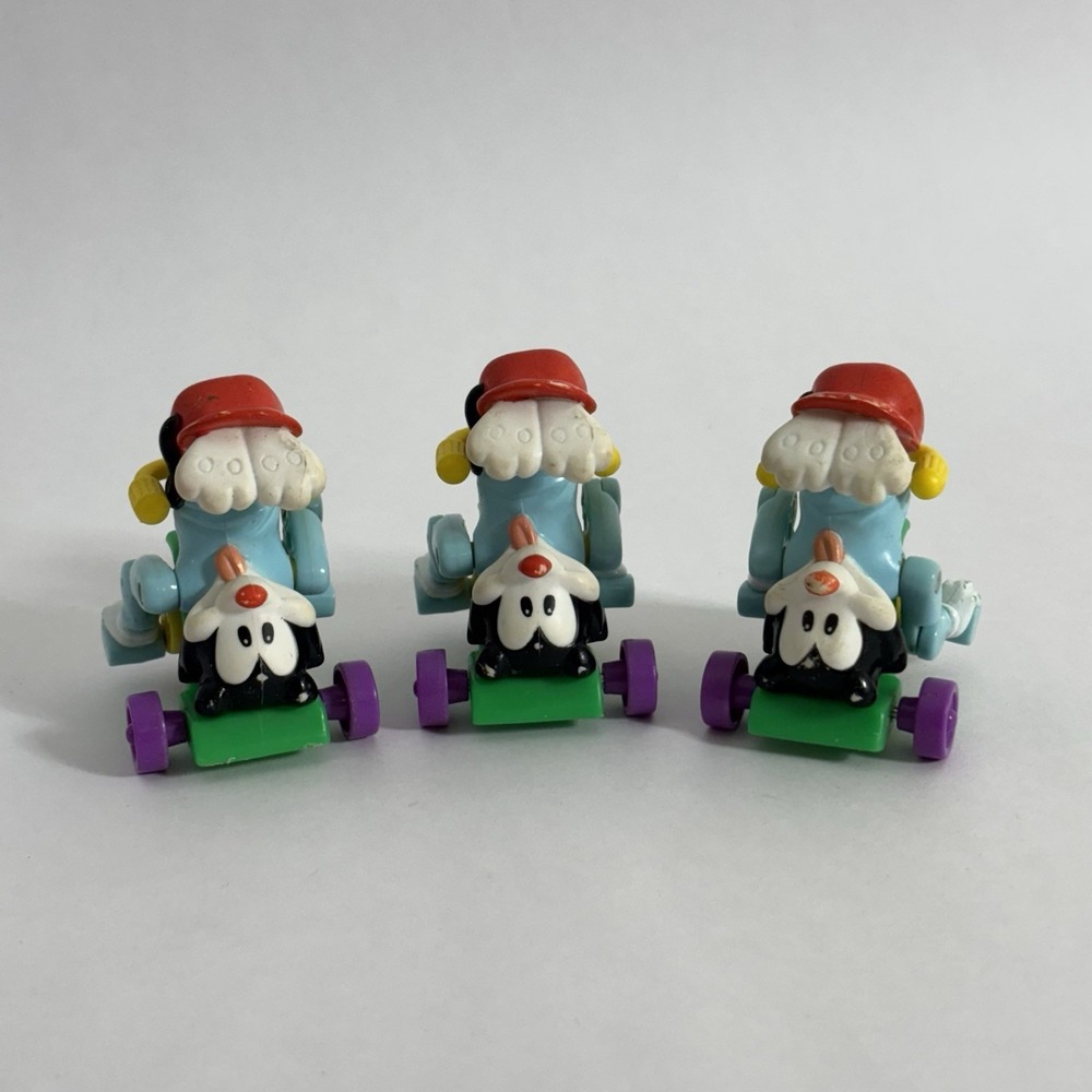 Vintage 1993 Warner Bros Animaniacs (3) Upside-Down Wakko McDonalds Toy Works